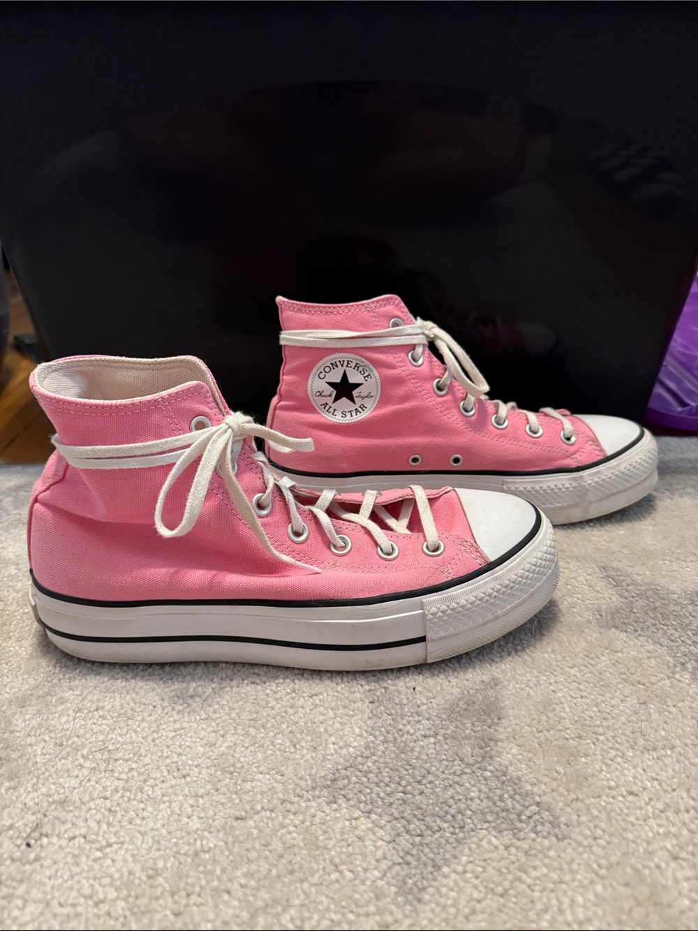 Converse Pink High-Top Chuck Taylor Sneakers